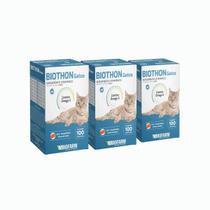 Kit 3 Biothon Gatos Suplemento Vitamínico 100 Comp Biofarm Kit 3 Biothon Gatos Suplemento Vitamínico 100 Comp Biofarm