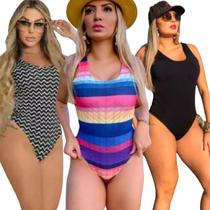 Kit 3 Biquini Maio Feminino Praia Moda Body Verão Gold Top Kit 3 Biquini Maio Feminino Praia Moda Body Verão Gold Top