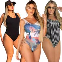 Kit 3 Biquini Maio Feminino Praia Moda Body Verão Premium Kit 3 Biquini Maio Feminino Praia Moda Body Verão Premium