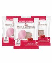 Kit 3 biscoito de arroz morango 22g leve e zero açucar mrs Kit 3 biscoito de arroz morango 22g leve e zero açucar mrs