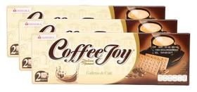 kit 3 BISCOITO DE CAFE COFFEE JOY IMPORTADO DA INDONÉSIA 78G