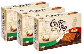Kit 3 biscoito de cafe coffee joy importado indonésia 156g
