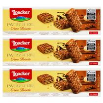 Kit 3 Biscoito Importado Patisserie Crème Noisette Avelã 100G