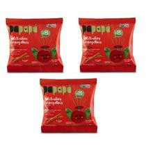 Kit 3 Biscoito Infantil Papapá Orgânico Tomate & Manjericão