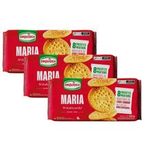 kit 3 Biscoito Maria Tradicional Orquídea Pacote 320g
