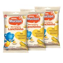 Kit 3 Biscoito Mucilon Meu Primeiro Lanchinho Milho 35g