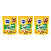 Kit 3 Biscoito Pet Pedigree Biscrok Multi 500g cada Kit 3 Biscoito Pet Pedigree Biscrok Multi 500g cada