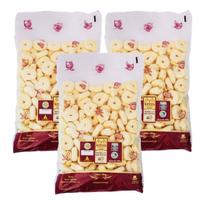 Kit 3 Biscoito Polvilho com Leite de Coco Fruta Natural