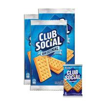 Kit 3 Biscoito Salgado Club Social Pacote Com 6 Unidades Kit 3 Biscoito Salgado Club Social Pacote Com 6 Unidades
