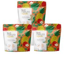 Kit 3 Biscoitos P/Cães Be Nature Organnact Maçã, Couve, Abacaxi 150g