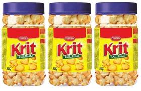 KIT 3 Biscoitos Sortidos Aperitivo Krit Pub Mix Cuetara 350g