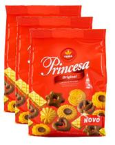 kit 3 Biscoitos Sortidos Princesa Vieira 200g