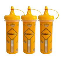 Kit 3 Bisnaga Molho Ketchup Maionese Mostarda Decorada 350ml Kit 3 Bisnaga Molho Ketchup Maionese Mostarda Decorada 350ml