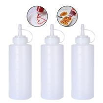 Kit 3 Bisnaga Para Molho Catchup Profissional Graduada 350ml Kit 3 Bisnaga Para Molho Catchup Profissional Graduada 350ml