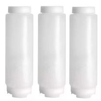 Kit 3 Bisnagas Invertidas Fifo Para Molhos E Caldas 720ml Kit 3 Bisnagas Invertidas Fifo Para Molhos E Caldas 720ml