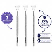 Kit 3 Bisturi Pedicure Dorsal Aço Inox 12cm para Remoção de Calosidade e Uso Profissional Kit 3 Bisturi Pedicure Dorsal Aço Inox 12cm para Remoção de Calosidade e Uso Profissional