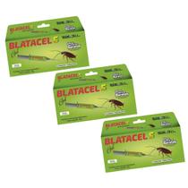 Kit 3 Blatacel Baratocel Gel 10g cada, Mata Baratas Caseiras Domesticas - Tecnocell