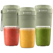 Kit 3 Blenders Portáteis sem Fio Agitaê BLD810 300ml 50W Bivolt Cadence Kit 3 Blenders Portáteis sem Fio Agitaê BLD810 300ml 50W Bivolt Cadence