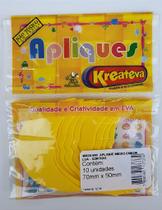 KIT 3 Blisters - Aplique Médio 'LUA' (Blister 10 unidades) Cor Amarela