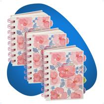 Kit 3 Bloco De Bolso Pautado Anotações Rascunho Wire-o 10x11