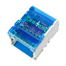 Kit 3 Bloco de Distribuição Modular 4 Barramentos de 7 Furos 125a para Trilho Din 407 Kit 3 Bloco de Distribuição Modular 4 Barramentos de 7 Furos 125a para Trilho Din 407