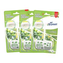 Kit 3 Bloco Sanitário Cítrus 28g Mil Aromas