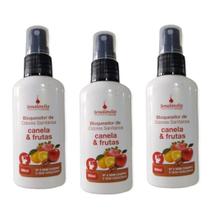 Kit 3 Bloqueador de Odor Sanitário de Canela 60ml Banheiro Privada Free Coco Senalândia - Envio Já