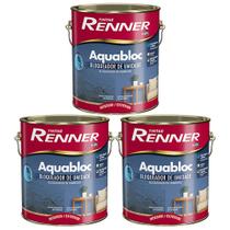 Kit 3 Bloqueador De Umidade Impermeabilizante Aquabloc 3,6l