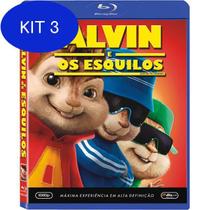 Kit 3 Blu-Ray Alvin E Os Esquilos - FOX