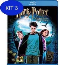 Kit 3 Blu-Ray Harry Potter E O Prisioneiro De Azkaban - Warner