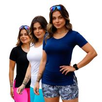 Kit 3 blusa tapa bumbum viscose fitness academia esportes Kit 3 blusa tapa bumbum viscose fitness academia esportes