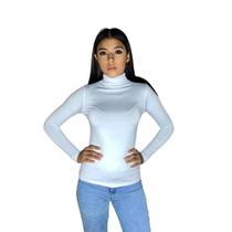 Kit 3 Blusa Térmica Feminina Gola Alta Segunda Pele Cacharrel Confortável Manga - KGENTE