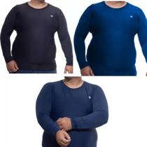 Kit 3 Blusa Térmica Masculina Plus Size Proteção Solar Uv Envio Imediato