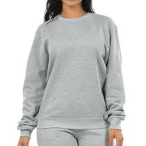 Kit 3 Blusão Básico Feminino Manga Longa Inverno Blusa