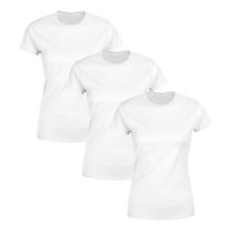 Kit 3 Blusas Feminina Tshirt Camiseta Baby Look Lisa Premium
