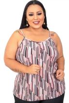 KIT 3 Blusas Femininas Senhora Estampadas Liganete