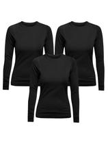 Kit 3 Blusas Térmicas Segunda Pele Utra Dry Manga Longa Inverno Forro Peluciado Frio Masculino Feminino Kit 3 Blusas Térmicas Segunda Pele Utra Dry Manga Longa Inverno Forro Peluciado Frio Masculino Feminino