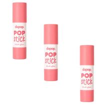 Kit 3 Blush Glow Stick Dapop Cor 4 Manteiga de Karité Kit 3 Blush Glow Stick Dapop Cor 4 Manteiga de Karité