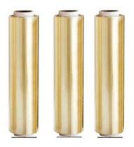 Kit 3 Bobina Rolo Filme Pvc 28cm X 300 Metros ( 900 Metros )