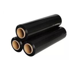 Kit 3 Bobinas/Rolo Filme Stretch 500mm X 0,025 Micras Preto 3kg