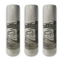 Kit 3 Bobinas Saco Transparente Picotado 35x50 C/500 Sacos