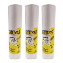 Kit 3 bobinas sacos transparente picotada 40x60 c/400 sacos Kit 3 bobinas sacos transparente picotada 40x60 c/400 sacos