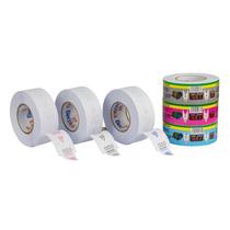 Kit 3 Bobinas Senha Atendimento 3 Dígitos 2000 Senhas Coloridas para Dispensador Bico de Pato