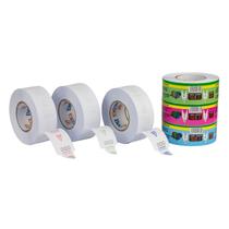 Kit 3 Bobinas Senha Atendimento 3 Dígitos 2000 Senhas Coloridas para Dispensador Bico de Pato