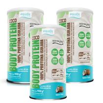 Kit 3 Body Protein Proteína Isolada Colágeno Hidrolisado Equaliv