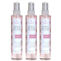 Kit 3 Body Splash Colônia Belle Rose 130Ml - Bio Instinto Kit 3 Body Splash Colônia Belle Rose 130Ml - Bio Instinto