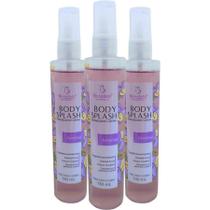 Kit 3 Body Splash Desodorante Colônia Ameixa 130Ml