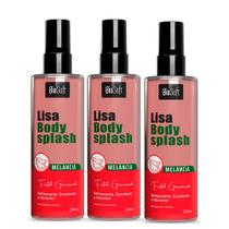 Kit 3 Body Splash Mist Melancia Floral Frutal Colônia Desodorante Corporal 200ml Bio Soft