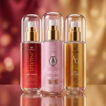 Kit 3 Body Splash Sexy Intense, Divine e Shine Agapis Beauty 200ml Fragrância Sedutora Desodorante C Kit 3 Body Splash Sexy Intense, Divine e Shine Agapis Beauty 200ml Fragrância Sedutora Desodorante C