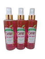 Kit 3 Body Splash Spray Corporal Cereja 200 Ml - Wever